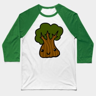Tree Smile Baseball T-Shirt